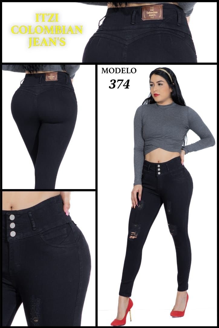Pantalón de mezclilla Itzi 374 REBAJADO