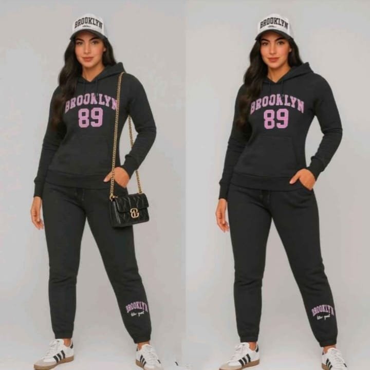 CONJUNTO PANTS DAMA B-89 NEGRO TALLA M/L (32 A 36).