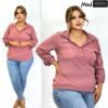 CAMISERA CURVY MODELO NC256 ROSA PALO  (36 A 40)