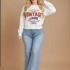 SUDADERA VINTAGE BLANCO UNITALLA (30 A 34)