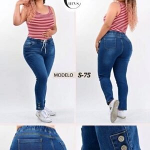 JOGGER DE MEZCLILLA SEXY CURVES S-75.
