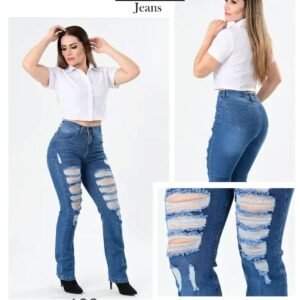 PANTALON DE MEZCLILLA ACAMPANADO 482
