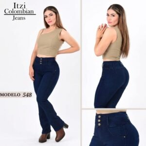 PANTALON DE MEZCLILLA ACAMPANADO 548.