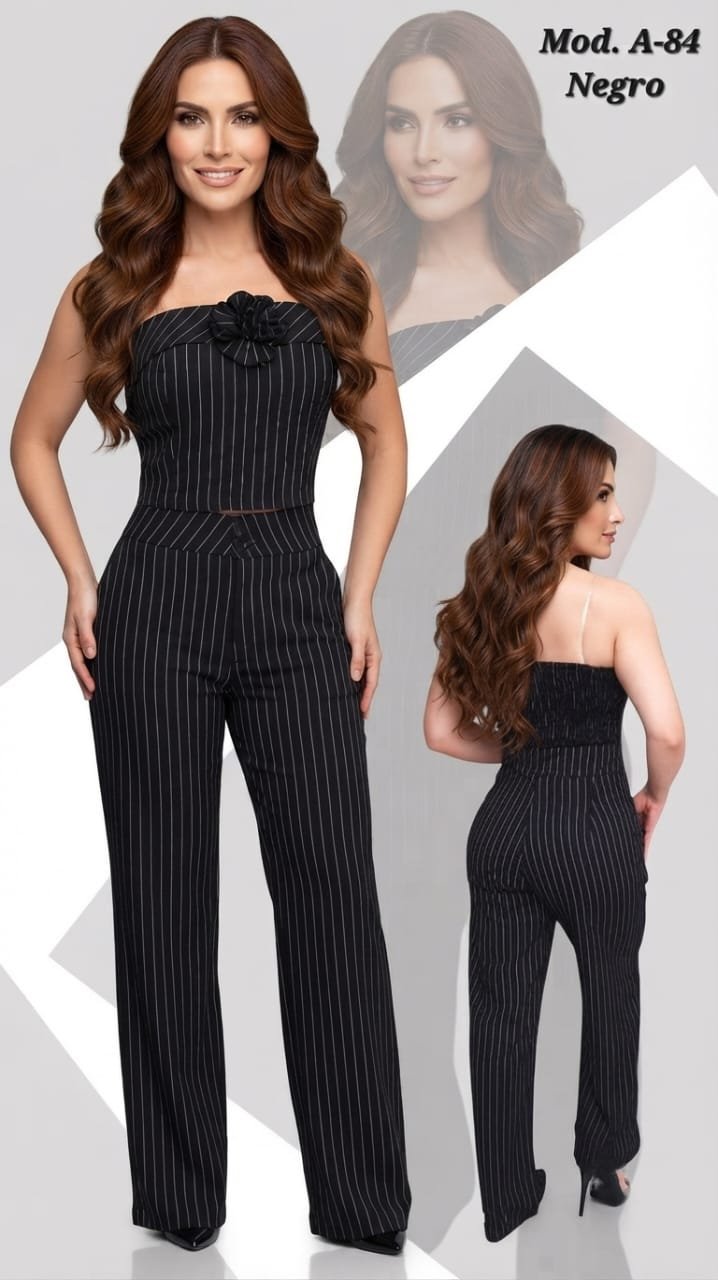 CONJUNTO A-84 NEGRO UNITALLA (32 A 36).