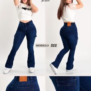 PANTALON DE MEZCLILLA ACAMPANADO CARGO 511.