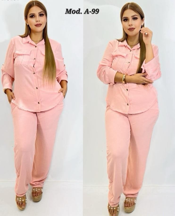 CONJUNTO CURVY A-99 ROSA