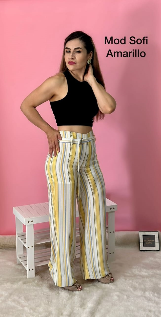 PANTALON SOFIA AMARILLO.