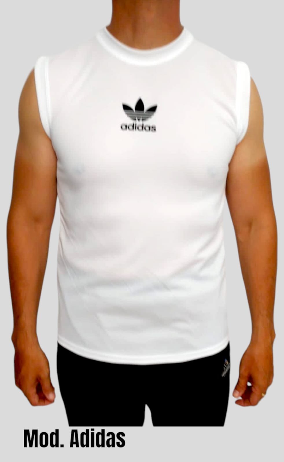 PLAYERA ADIDAS BLANCO UNITALLA 34-36.