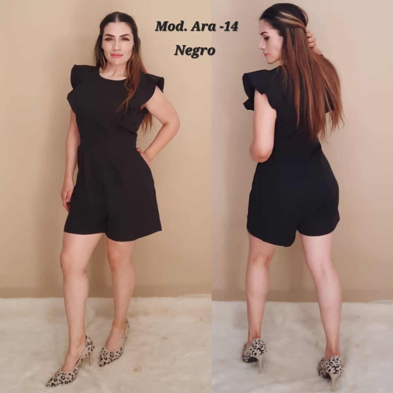 JUMPER DAMA ARA-14 NEGRO UNITALLA (32 A 36).