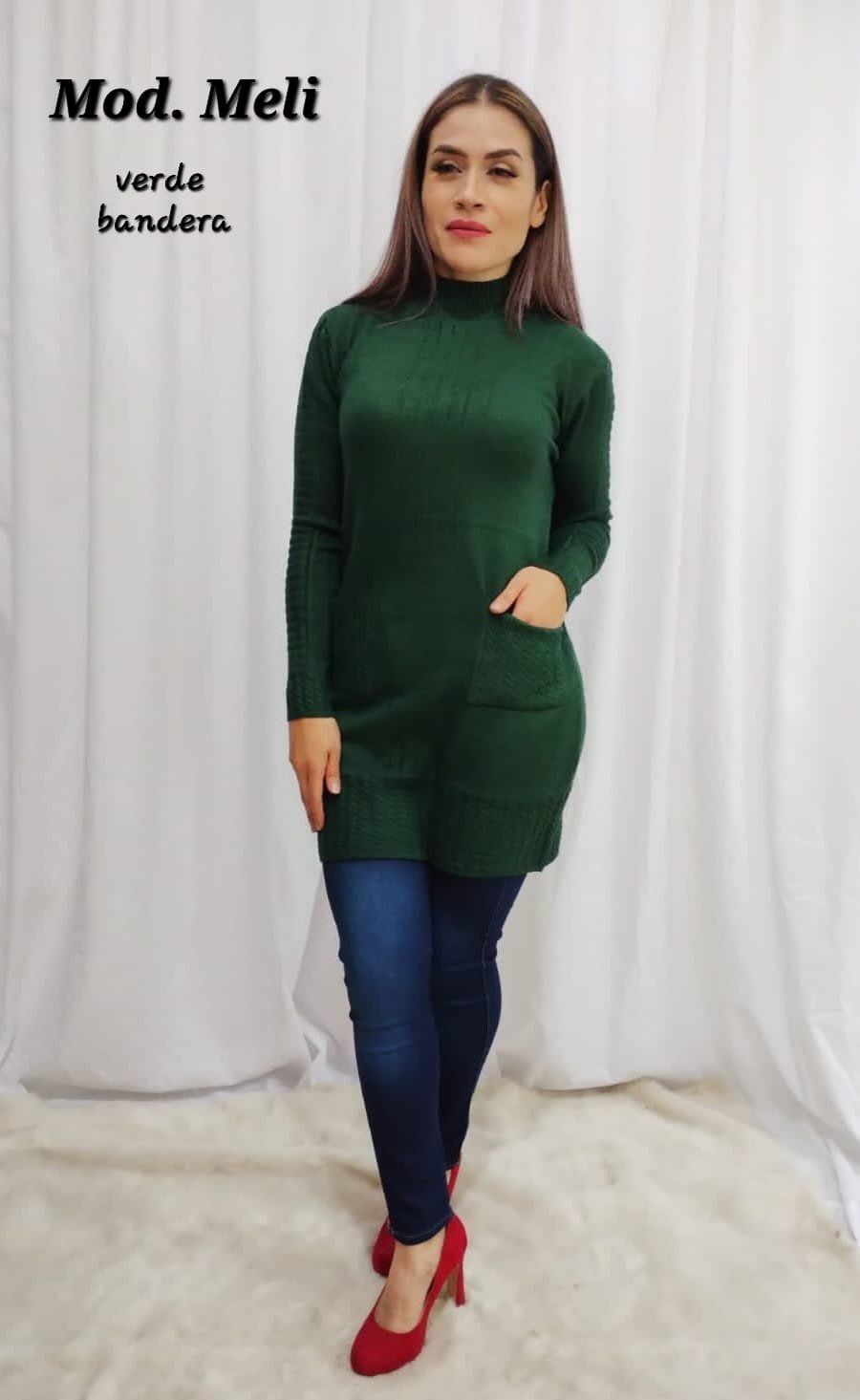 SUETER MELI VERDE UNITALLA (30-38).