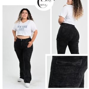 PANTALON ACAMPANADO CARGO SEXY CURVES S-86