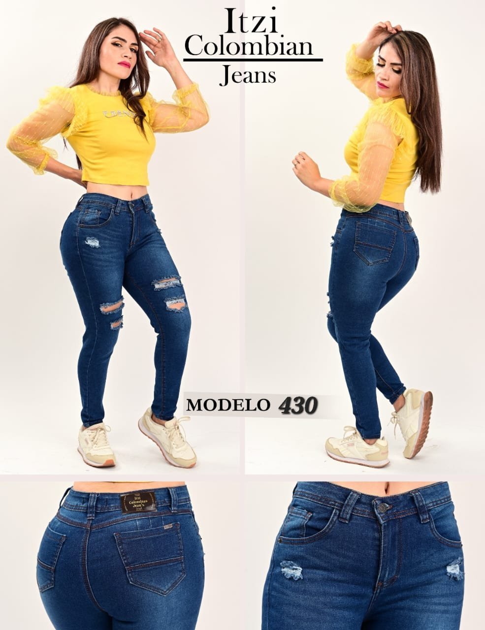 Pantalón de mezclilla Itzi 430