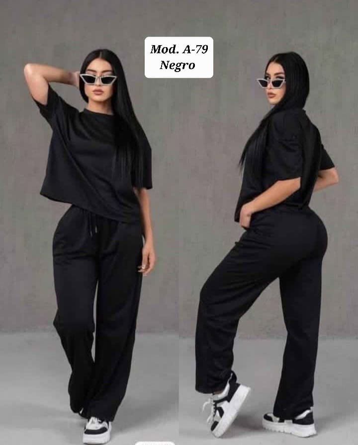 CONJUNTO A-79 NEGRO.