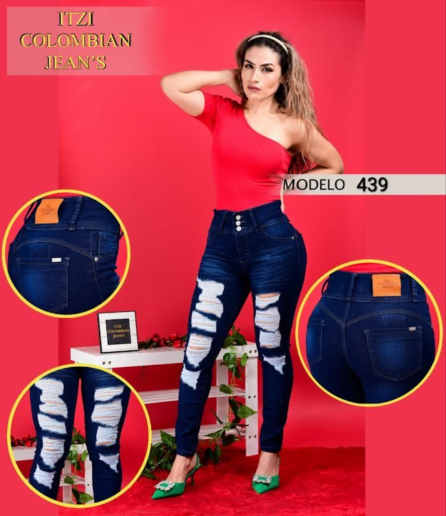 Pantalón de mezclilla Itzi 439 REBAJADO