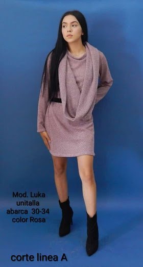 VESTIDO LUKA ROSA UNITALLA (30-34) REBAJADO