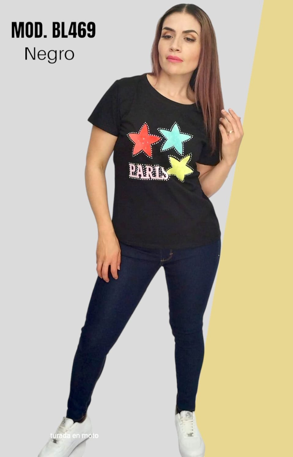 BLUSA BL469 NEGRO.