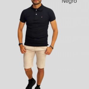 POLO CABALLERO NEGRO