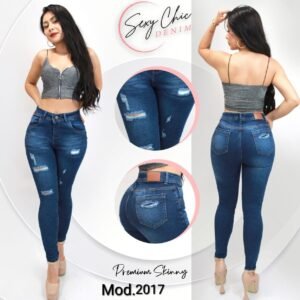 PANTALON DE MEZCLILLA SEXY CHIC 2017 REBAJADO