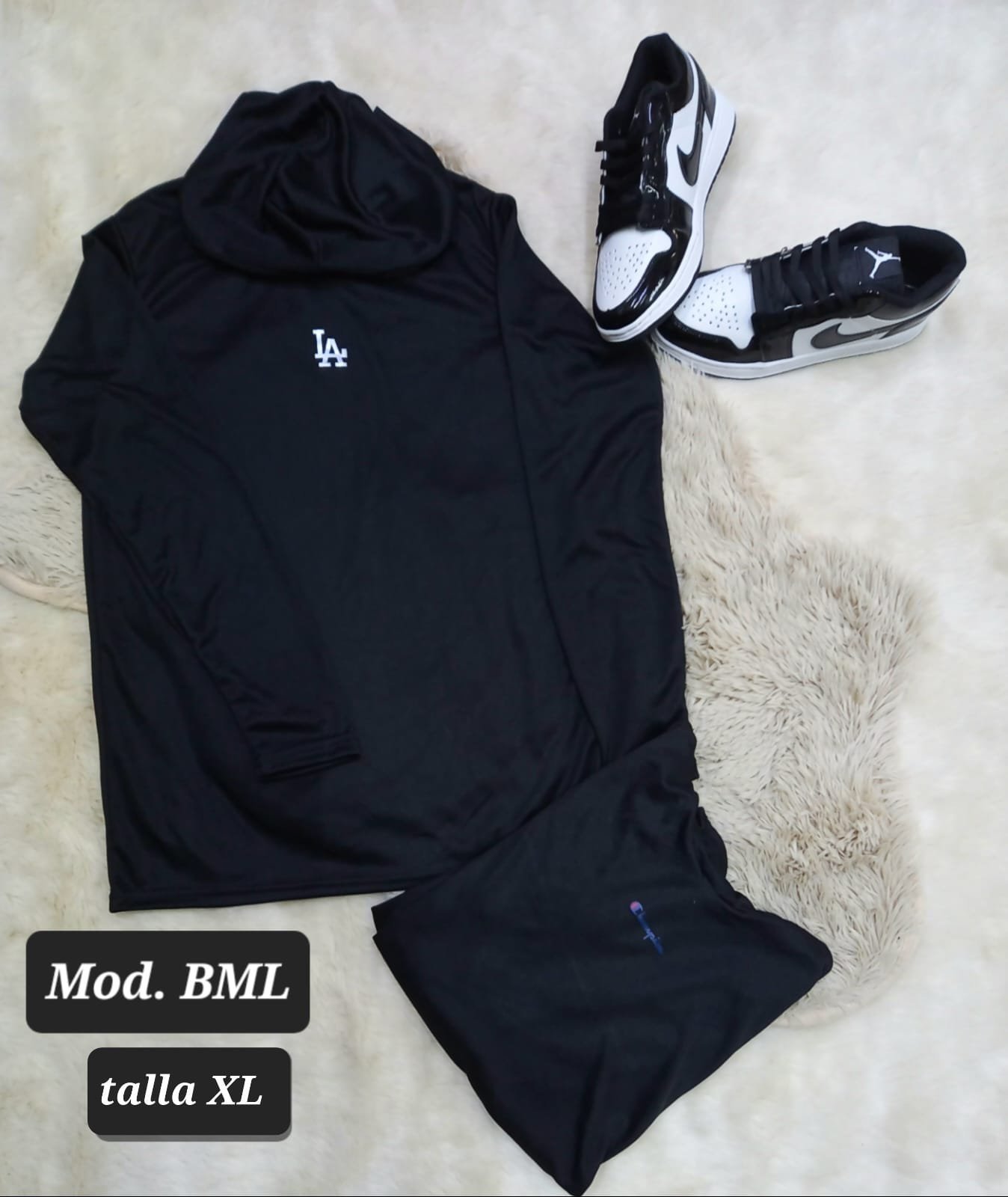 PLAYERA BML NEGRO XL.