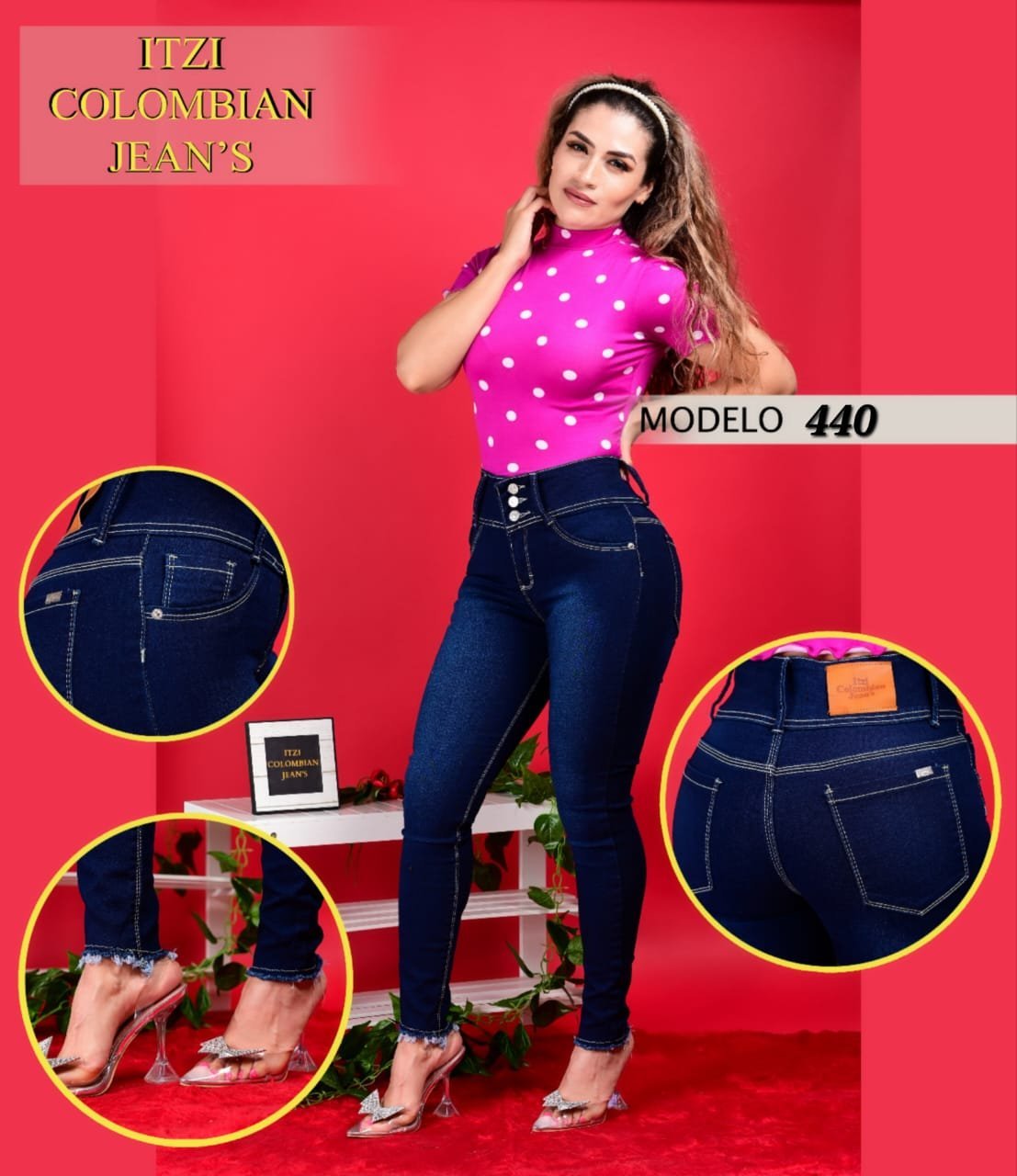 Pantalón de mezclilla Itzi 440
