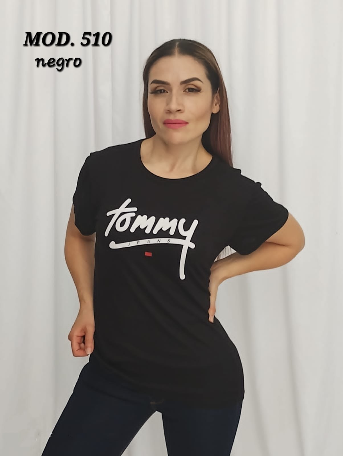 BLUSA 510 OVERSIZE NEGRO.