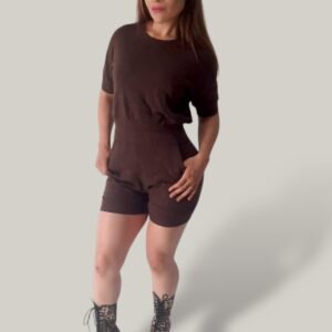 CONJUNTO A-61 CHOCOLATE UNITALLA (30 A 34).