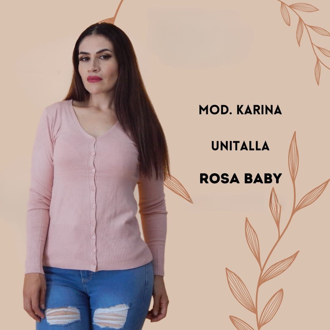 SUETER KARINA ROSA BABY UNITALLA (30-34)