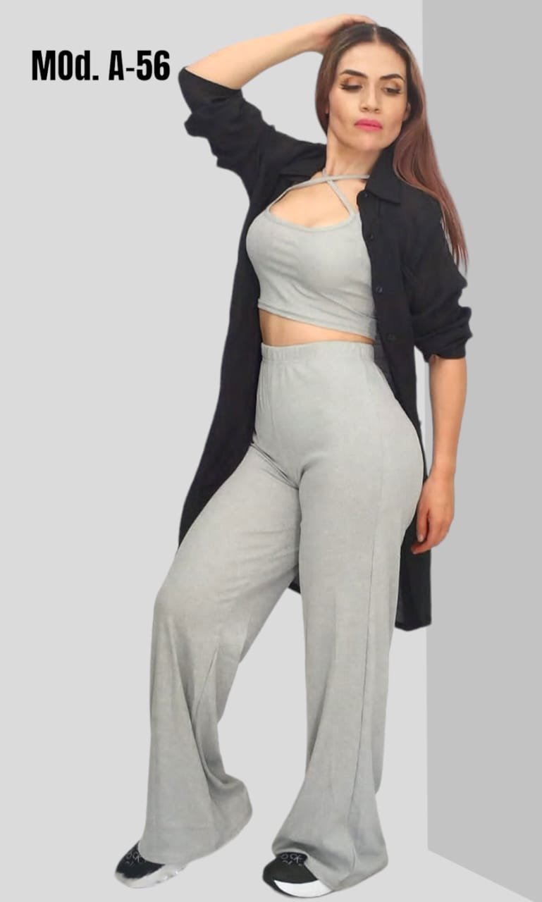 CONJUNTO A-56 GRIS (3 PIEZAS).