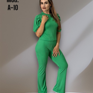 CONJUNTO DE DAMA A-10 VERDE