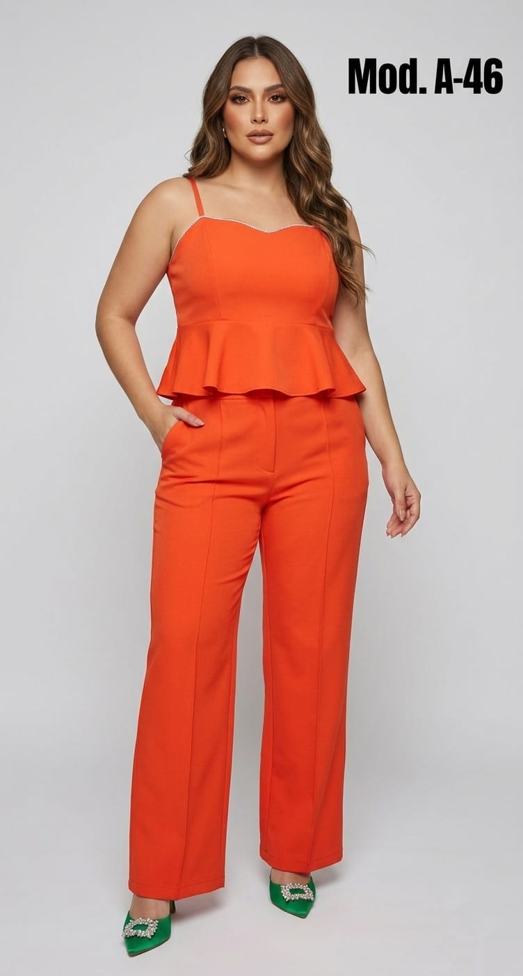 CONJUNTO A-46 NARANJA (UNITALLA 32 A 36).