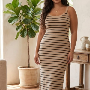 VESTIDO ALIS KAKI UNITALLA (30 A 36).