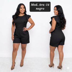 JUMPER DAMA ARA-14 NEGRO UNITALLA (32 A 36).