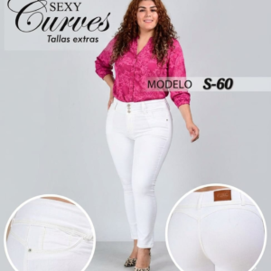 PANTALON DE MEZCLILLA SEXY CURVES S-60.