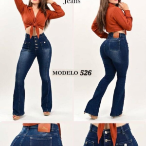 PANTALON DE MEZCLILLA ACAMPANADO 526.