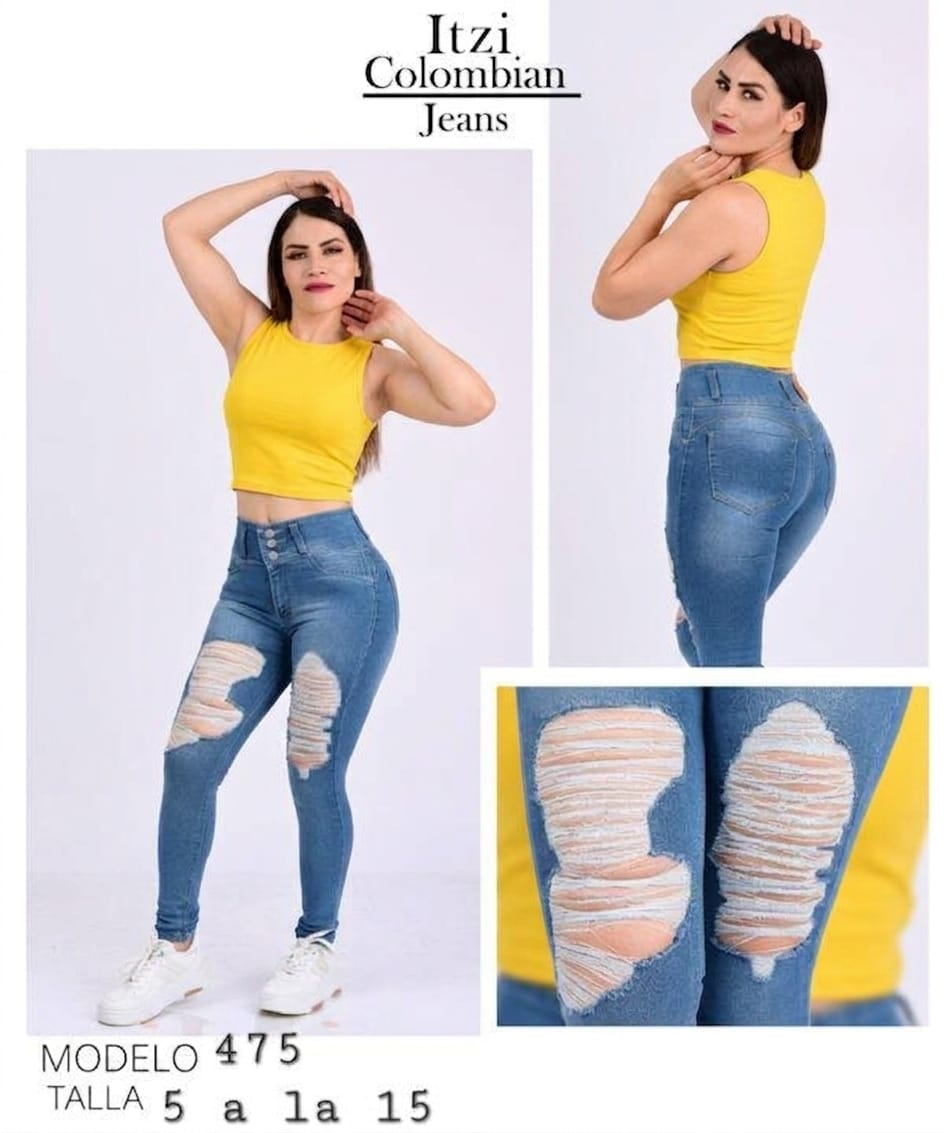 Pantalón de mezclilla Itzi 475