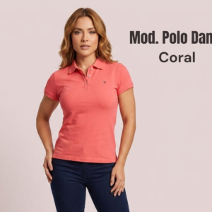 POLO DAMA CORAL