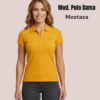 POLO DAMA MOSTAZA