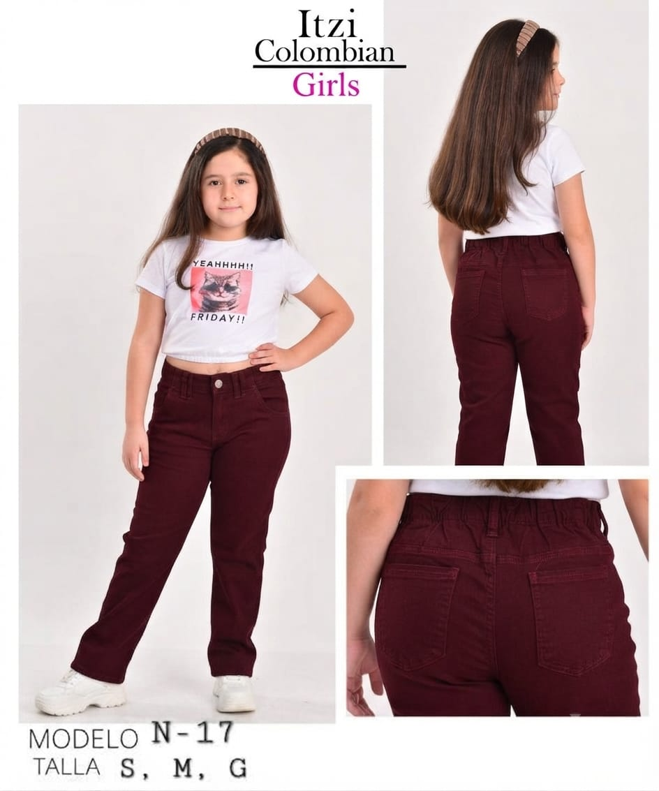 Pantalón NIÑA GABARDINA ITZI GIRLS N-17