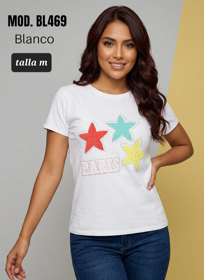 BLUSA BL469 BLANCA.