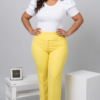 Pantalón de vestir amarillo J-ALEX
