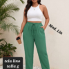 PANTALON LIN MENTA.