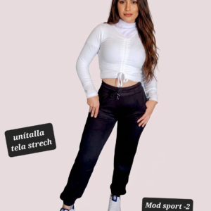 JOGGER DEPORTIVO DE DAMA SPORT-2 NEGRO