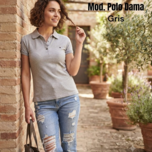 POLO DAMA GRIS