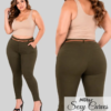 PANTALON MILENIUM CURVES MILITAR.