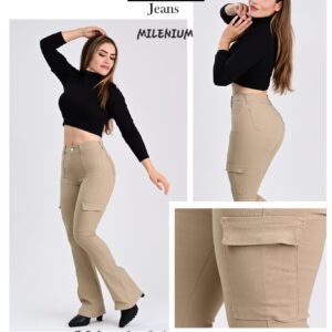 PANTALON CARGO MILENIUM MOD. 590 KAKI