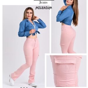 PANTALON CARGO MILENIUM MOD. 590 ROSA