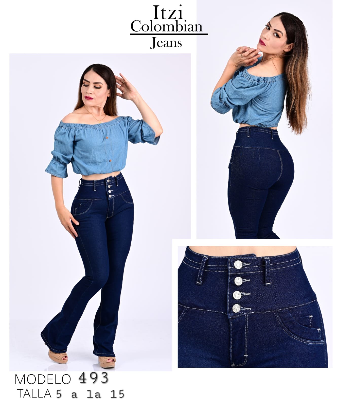 PANTALON ACAMPANADO ITZI MOD. 493