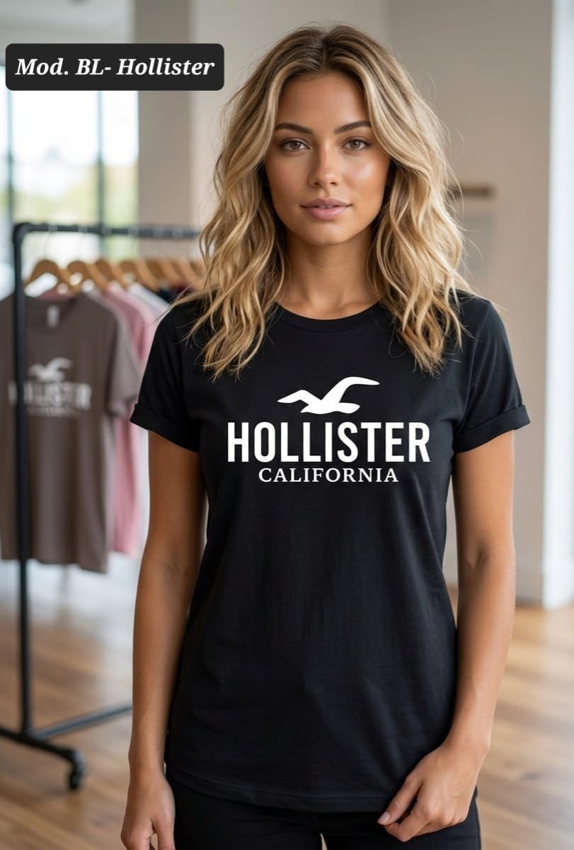 BLUSA MOD. BL-HOLLISTER UNITALLA NEGRO