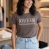 BLUSA MOD. BL-GUESS UNITALLA CHOCOLATE