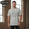 PLAYERA CABALLERO MOD. P 123 GRIS